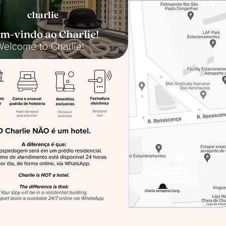 상파울루 Charlie Aeroporto Congonhas Cgh 아파트 외부 사진