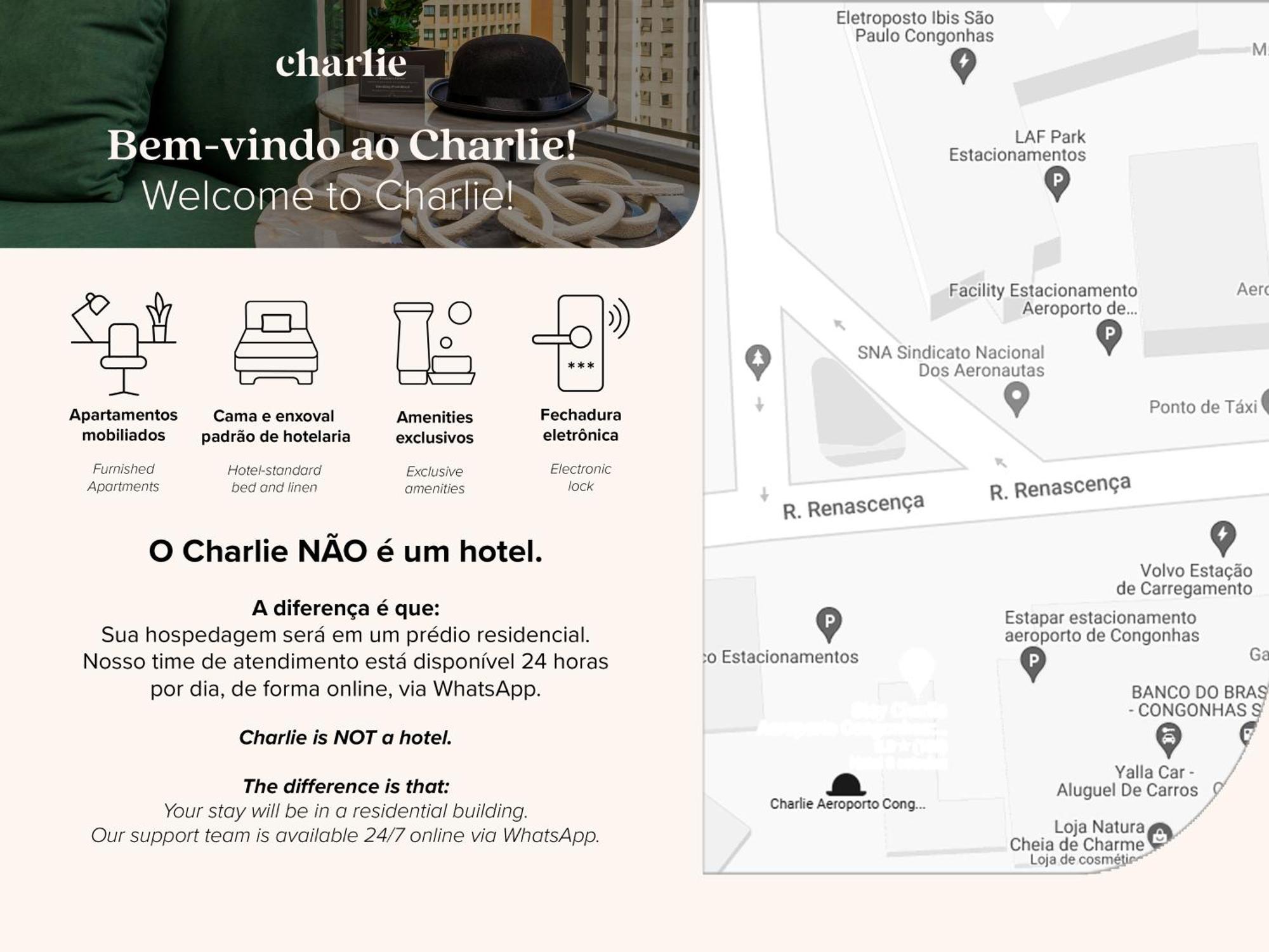 상파울루 Charlie Aeroporto Congonhas Cgh 아파트 외부 사진